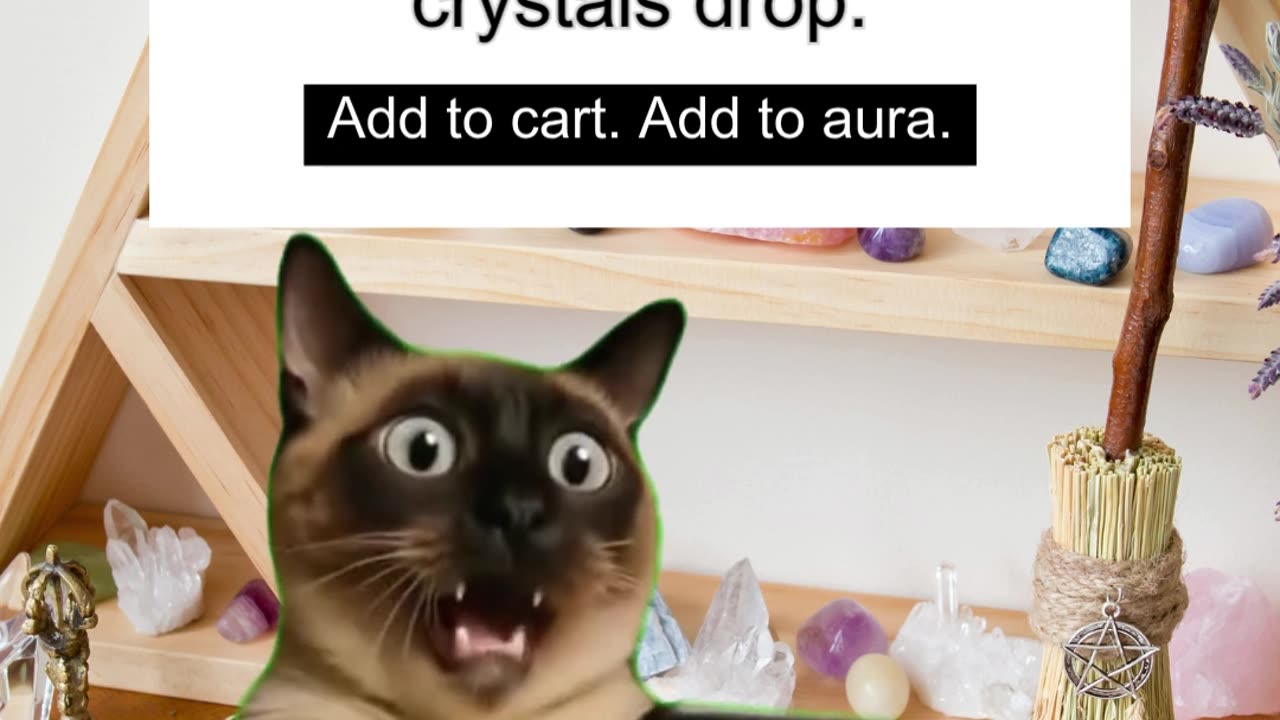 When you swore you were just “browsing”… but then saw the new crystals drop.