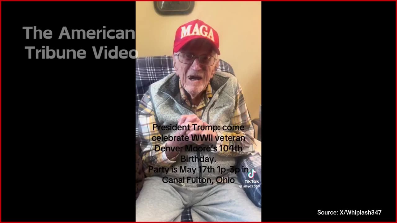 WATCH: WWII Vet Turning 104 Has Heartwarming Birthday Request of President Trump