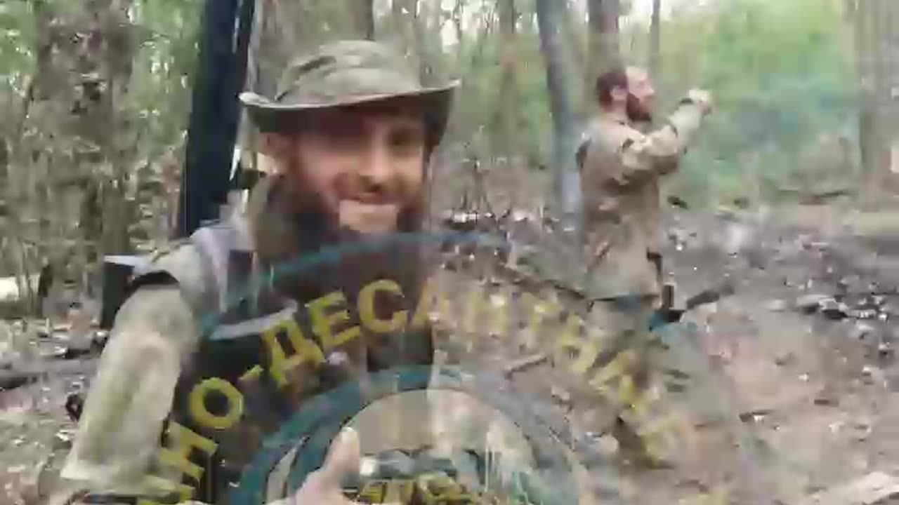 Chechen Seem Excited to Find Destroyed Russian Convoy
