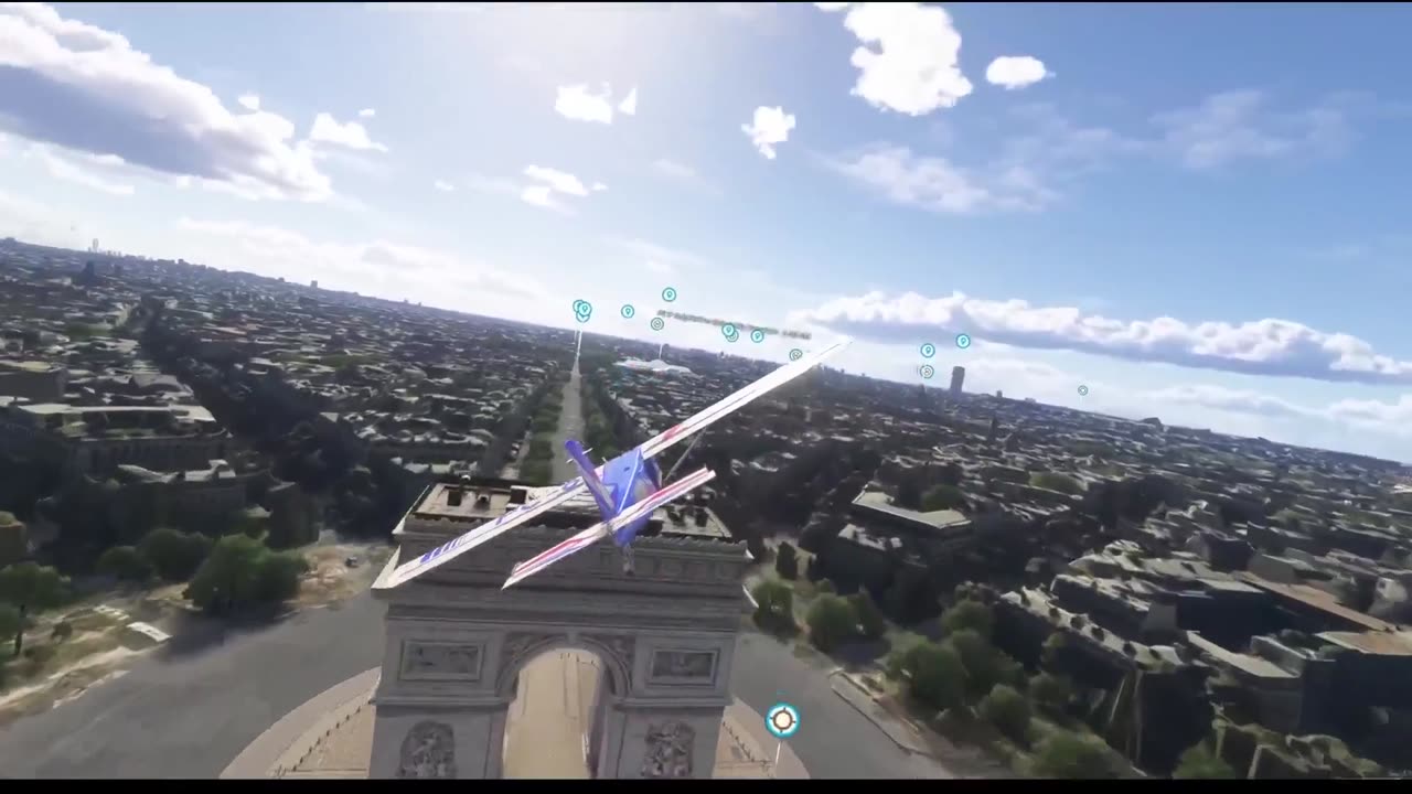 Flying In Paris, France in MSFS 2024