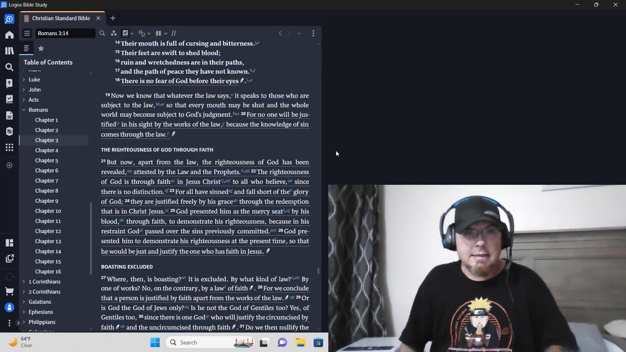 we could never be righteous through the law [The Bride of Christ]