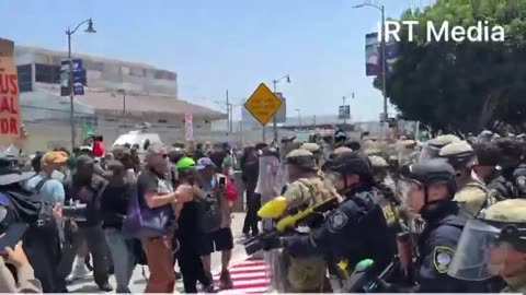 The National Guard and DHS officers have arrived in Los Angeles..