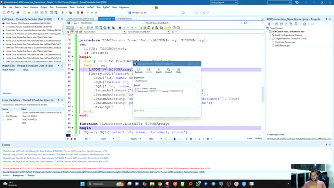 ADRConnection -- 03 DML