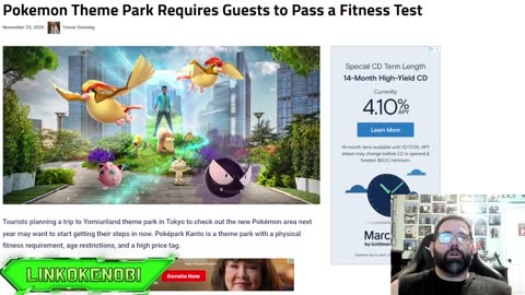 Details On Pokémon Theme Park And Guidelines Of Fitness Test