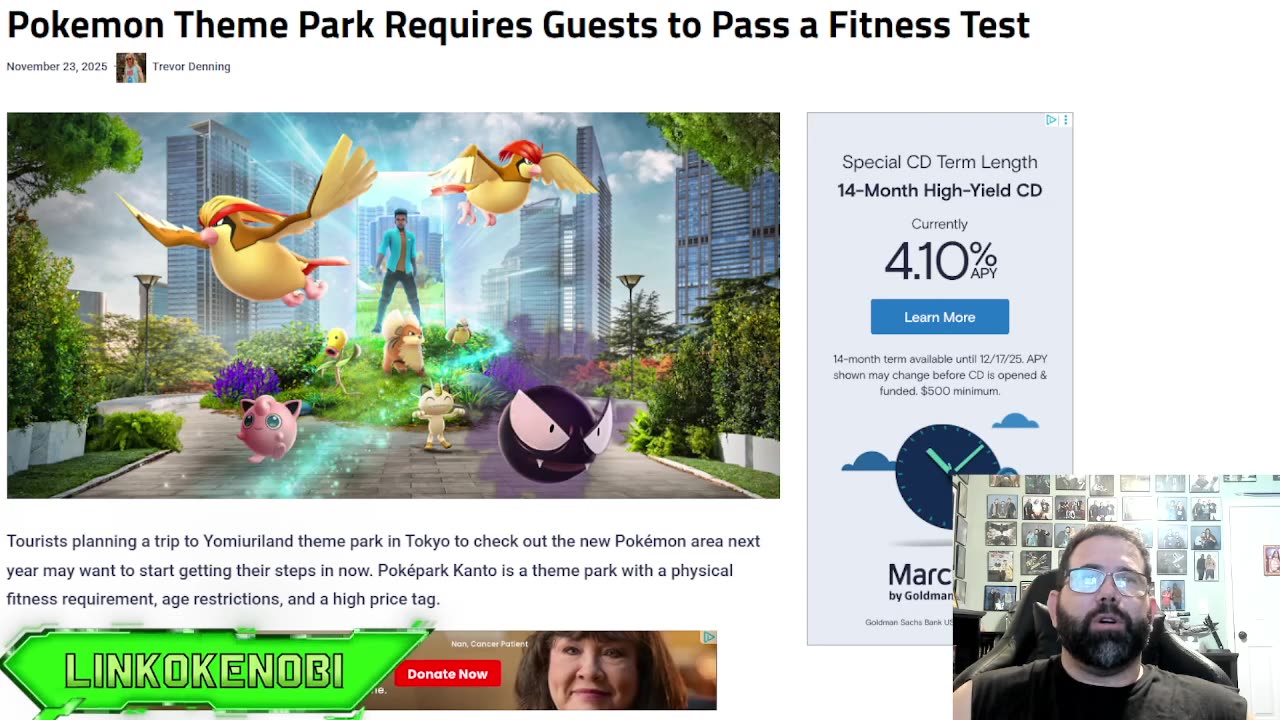 Details On Pokémon Theme Park And Guidelines Of Fitness Test
