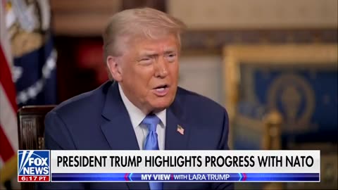 President Donald Trump says he solved the NATO problem last week and that each country is now paying significantly more money