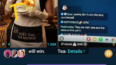 CRAZYSEXYCOOL & MS. JAMMY FALLOUT SERVED UP HOT BY TEA WAITRESS HOET