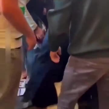 Jew Fakes Attack at Free Palestine Rally