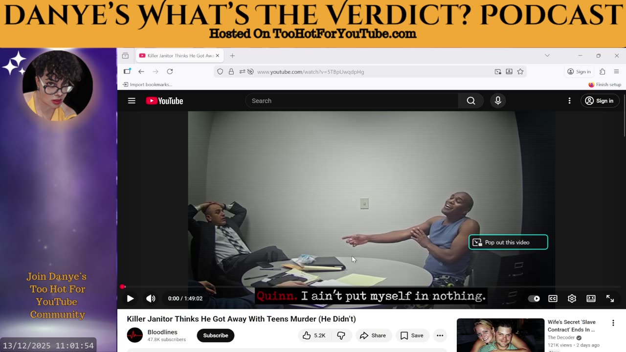 Dumb Janitor Thinks He's Smarter Than Detectives During Interrogation