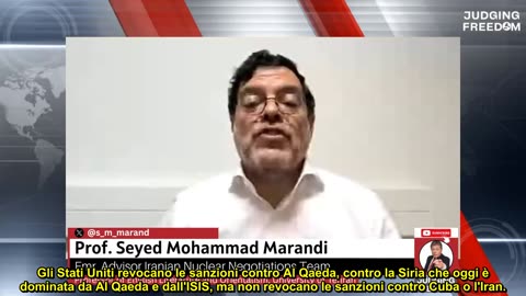 Seyed Mohammad Marandi intervistato da "Giudice Napolitano" per Judge for freedom
