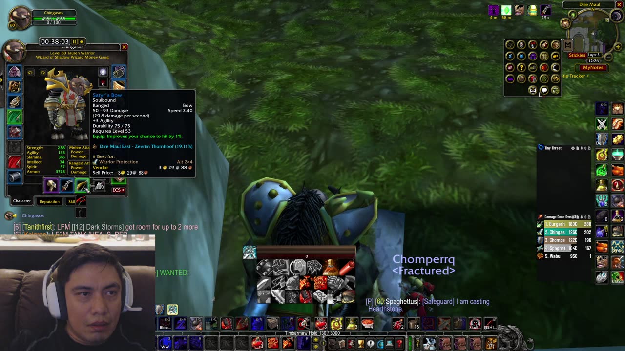 ONY ATTUNE GRIND! WARRIOR | HARDCORE WoW