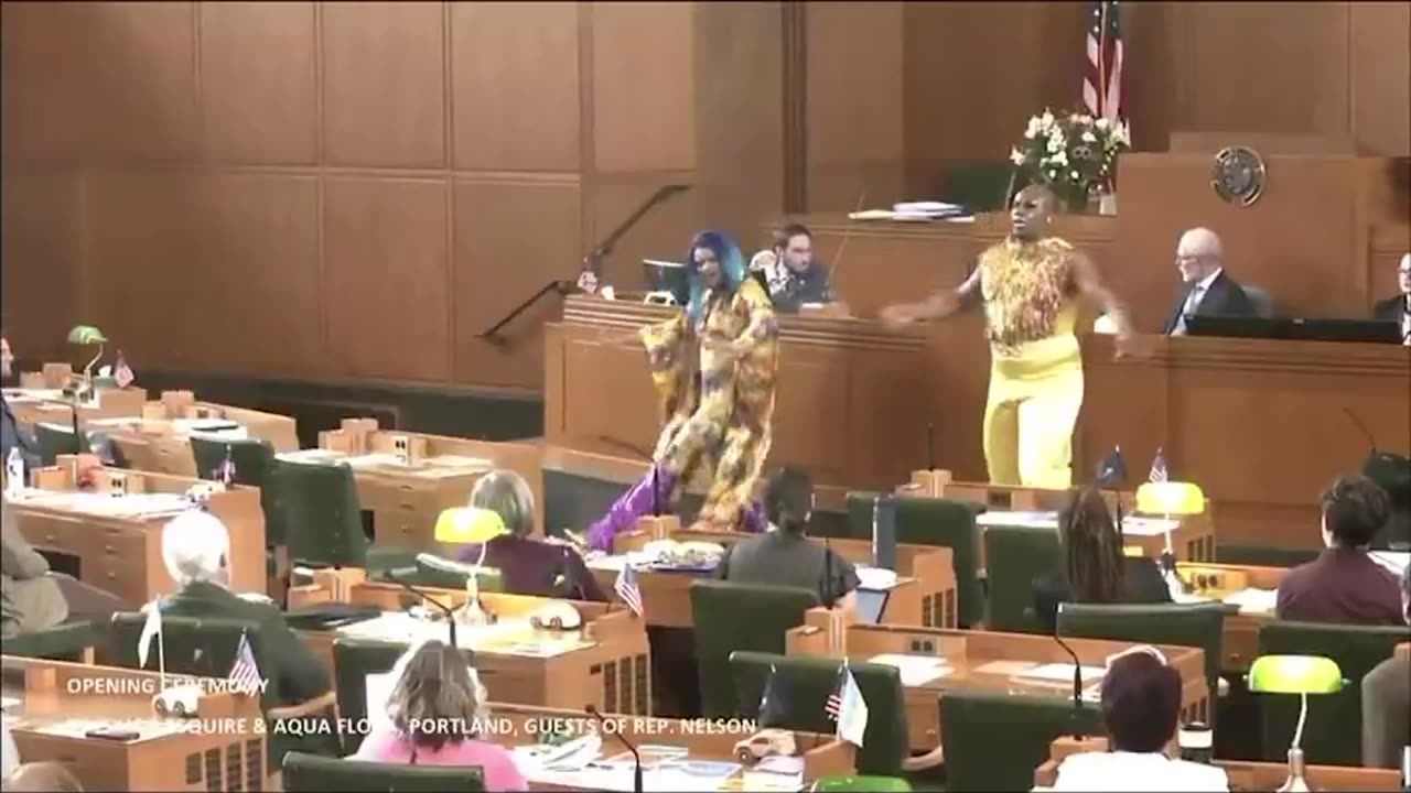Oregon House of Representatives Hosts Live Drag Queen Performance on Floor