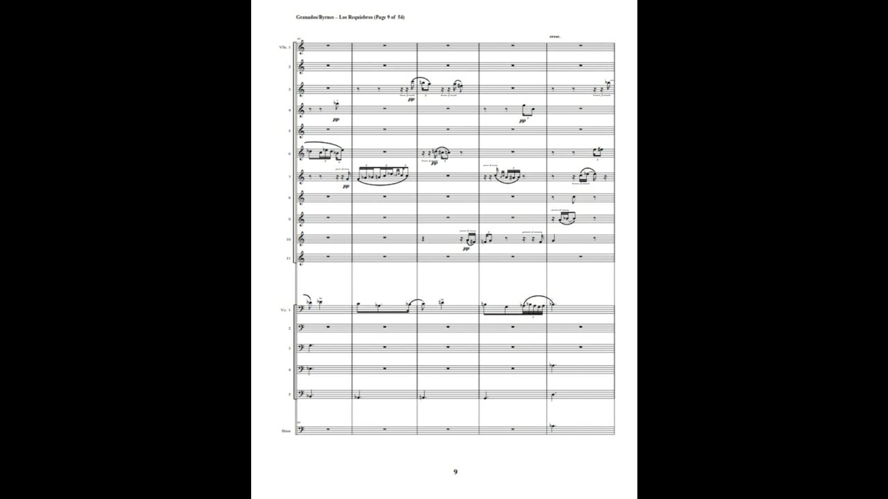 Enrique Granados – Los Requiebros (String Orchestra)