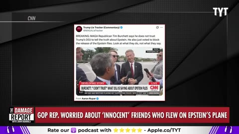 Republican COLLAPSES In Panic Over Wealthy Friends Being Exposed On Epstein's Plane