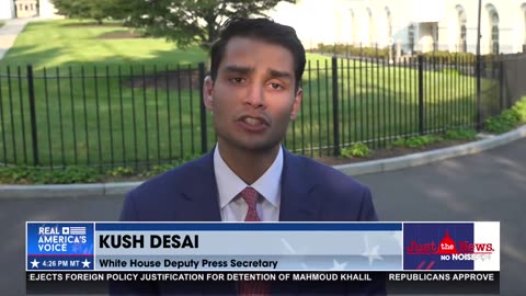 Trump Deputy Press Sec. Desai says White House not worried about DC counter protests this weekend