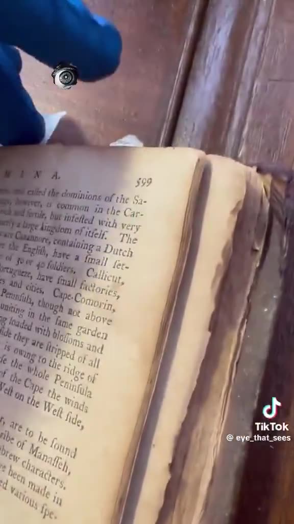 An original book from 1777 America was one year old