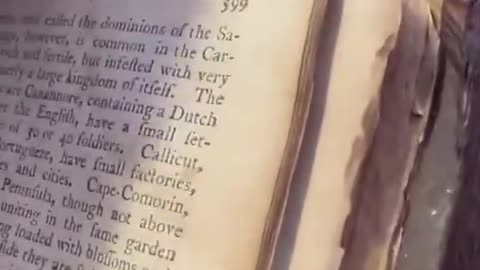 An original book from 1777 America was one year old