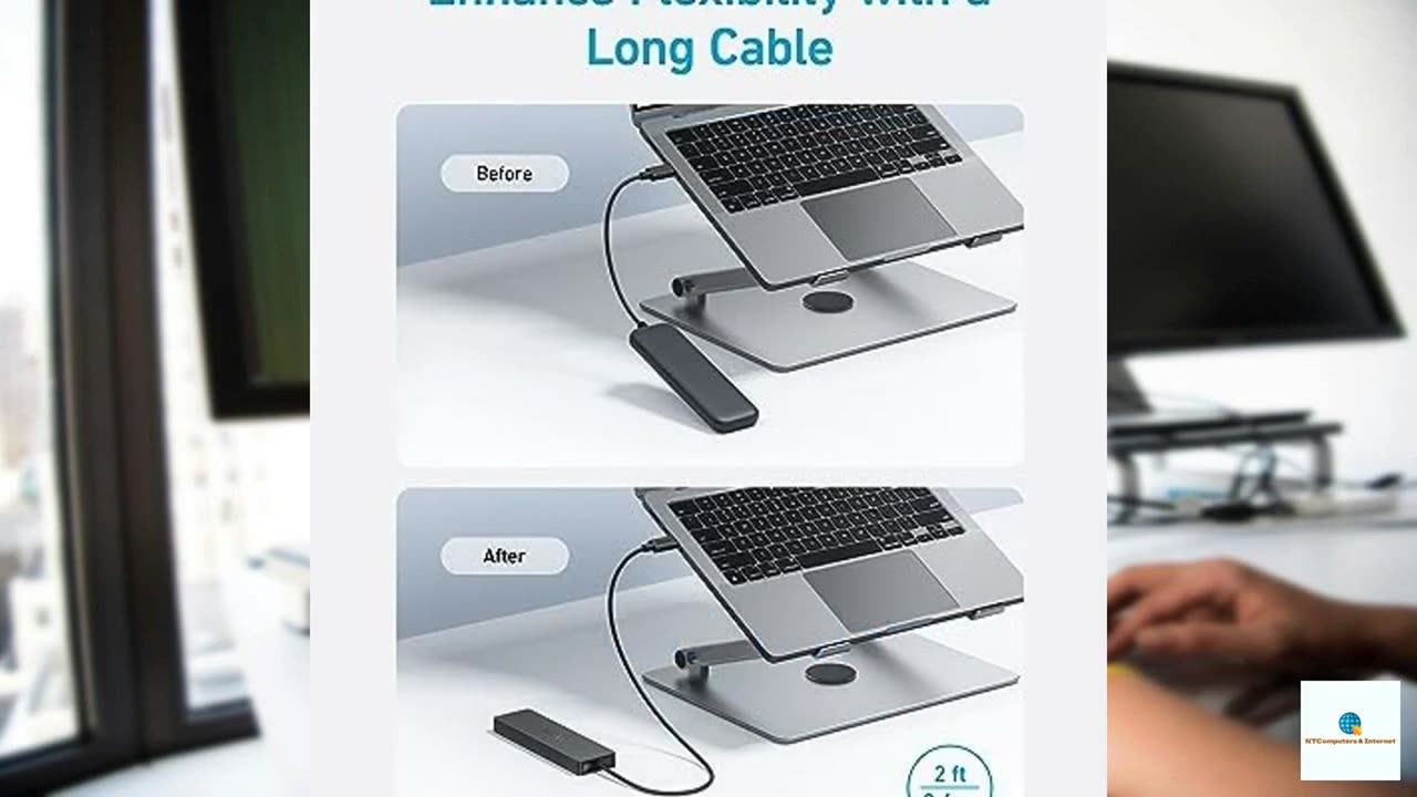 Anker 4-Port USB 3.0 Hub with 5Gbps Data Transfer, Ultra-Slim Data USB C Hub [Charging Not
