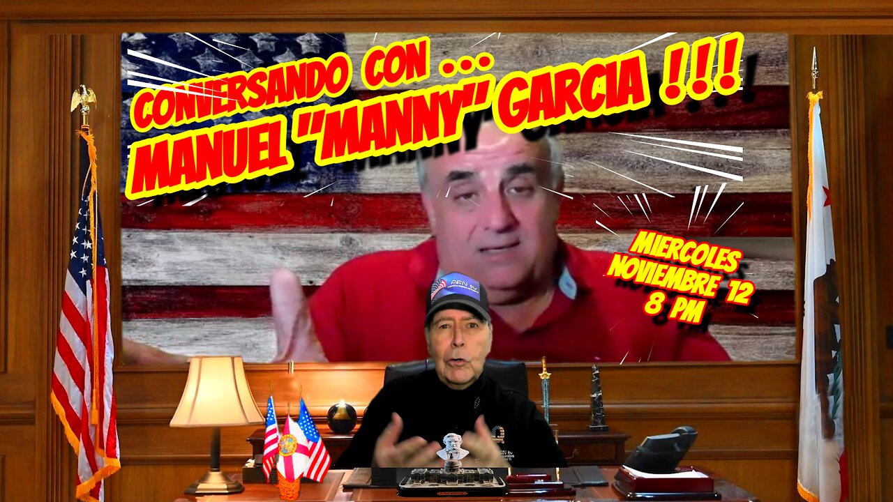 CONVERSANDO CON MANUEL "MANNY" GARCIA - 11. 12. 2025 - 8 PM