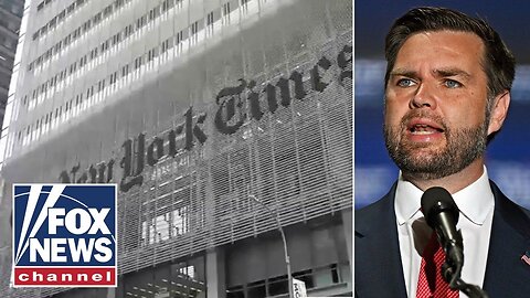 JD Vance BLASTS 'shameful' NY Times