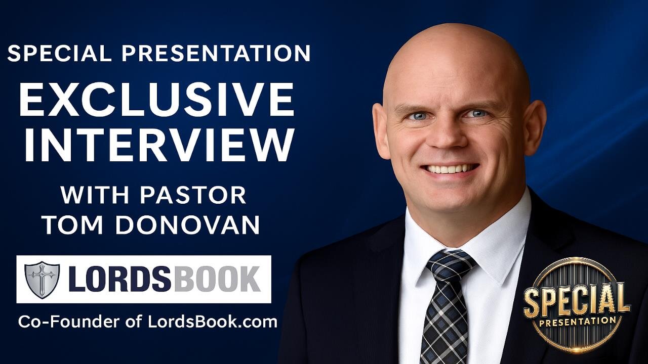 Exclusive interview with Pastor Tom Donovan Co Founder of LORDSBOOK
