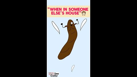 "When in someone else's house". #shorts #funny #animation