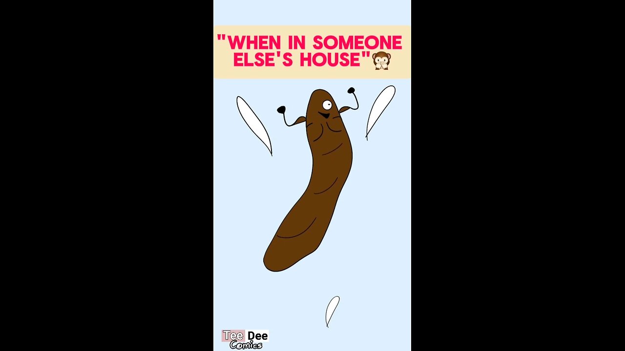 "When in someone else's house". #shorts #funny #animation