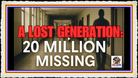 20 Million Missing Gen Z Collapse; The Democrats' Latest Epstein Hoax Exposed
