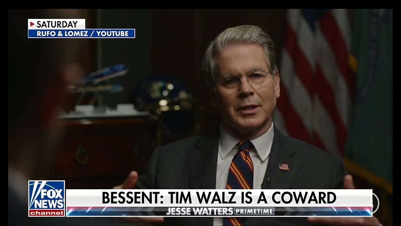 Treasury Secretary: Tim Walz Is Afraid Of What's Coming!