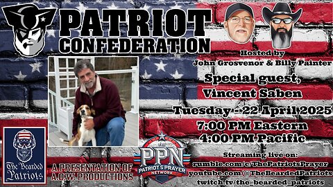 Patriot Confederation - Vincent Saben Interview (April 22, 2025)