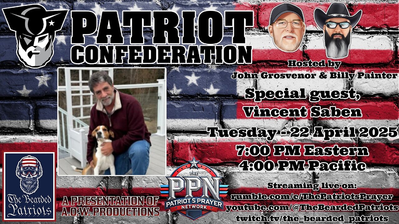 Patriot Confederation - Vincent Saben Interview (April 22, 2025)