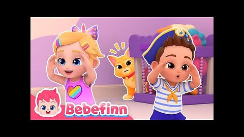 🫣 Peek-a-Boo! I See Boo! 🐈 ㅣBebefinn Playtime | Musical Stories