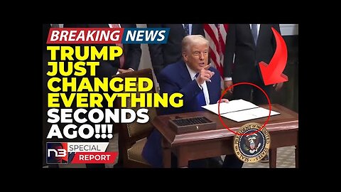 Breaking: Seconds Ago - Trump's Surprise Move Has DC Elite Panicking! Watch Before They Bury This!