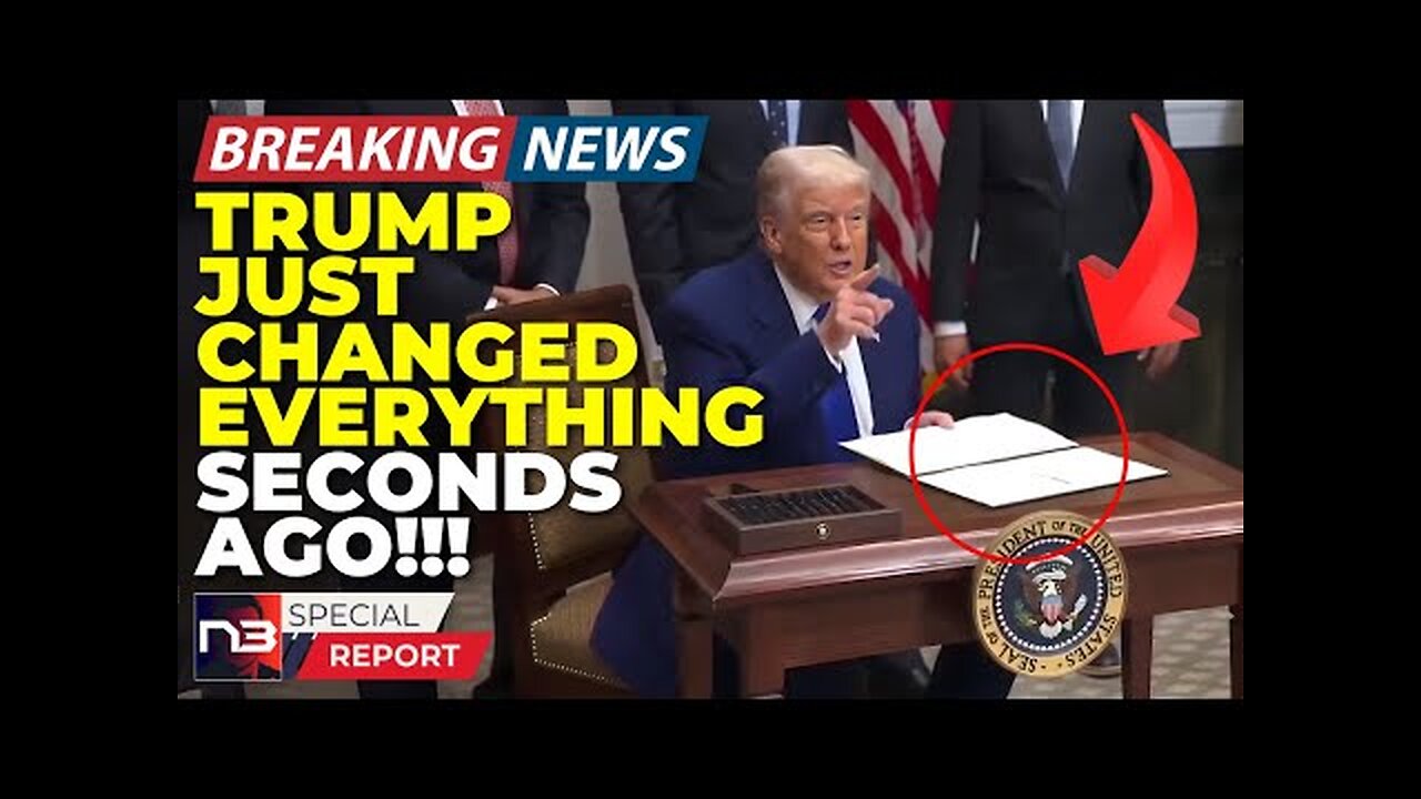 Breaking: Seconds Ago - Trump's Surprise Move Has DC Elite Panicking! Watch Before They Bury This!