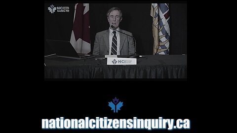 Excerpt from Dr. Charles Hoffe's Testimony at National Citizens Inquiry - Edmonton 2025 Hearings