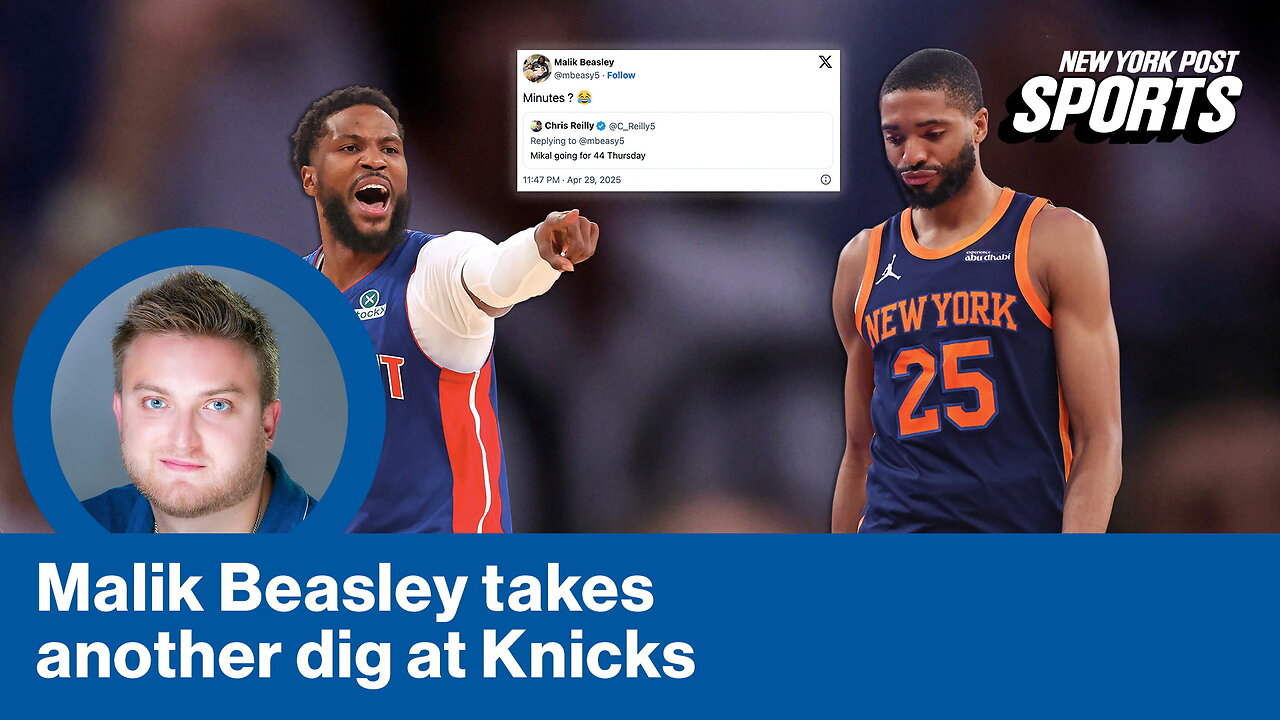 Pistons' Malik Beasley takes another shot at Knicks ahead of critical Game 6