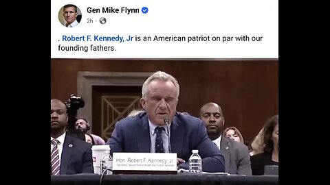 Gen Flynn ~ Robert F. Kennedy, Jr is an American patriot