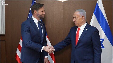 JD Vance With Netanyahu In Israel: We'll Ensure Hamas Is No Longer A Threat!