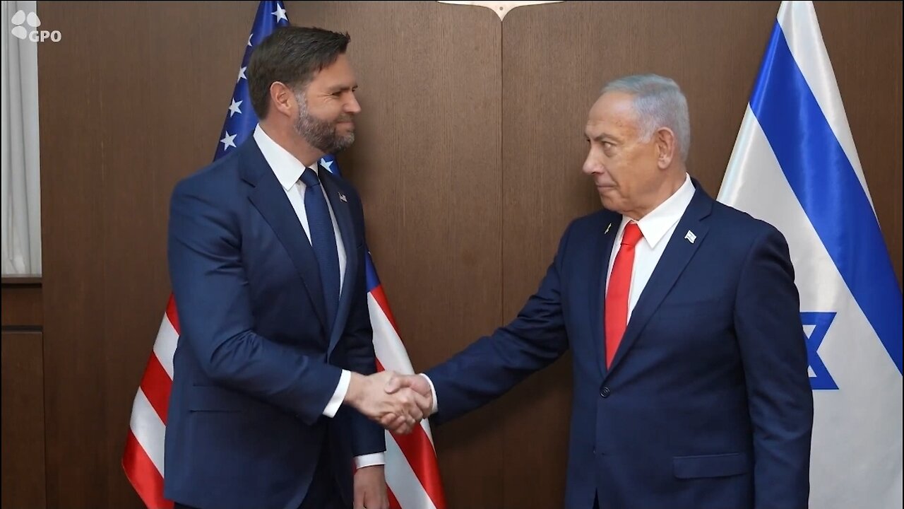 JD Vance With Netanyahu In Israel: We'll Ensure Hamas Is No Longer A Threat!