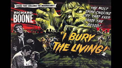 I BURY THE LIVING 1958 Cemetery Director Finds He Can Control Who Lives & Dies FULL MOVIE HD & W/S