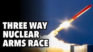 Arms control collapse. Three way nuclear race