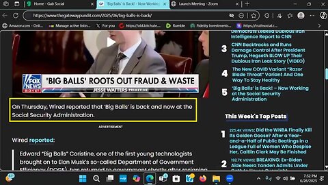 WOW! Big Balls is Back! Now Working At Social Security ~ Natasha News 6.27.25