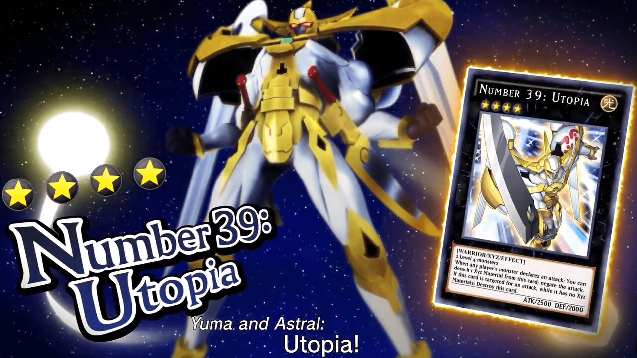 Rising Sun Slash! - Custom Number 39: Utopia Attack Scene (Widescreen) - Yu-Gi-Oh Duel Links