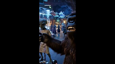 Bigfoot & Gray Alien Find Middle Earth