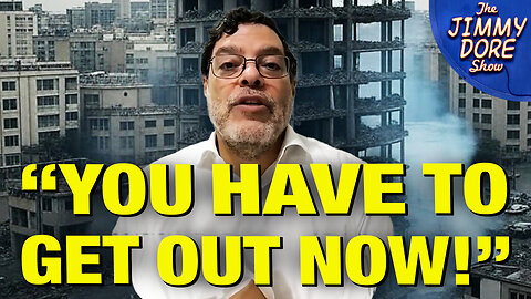 Iranian Professor FLEES Interview To Avoid Israeli Bombing!
