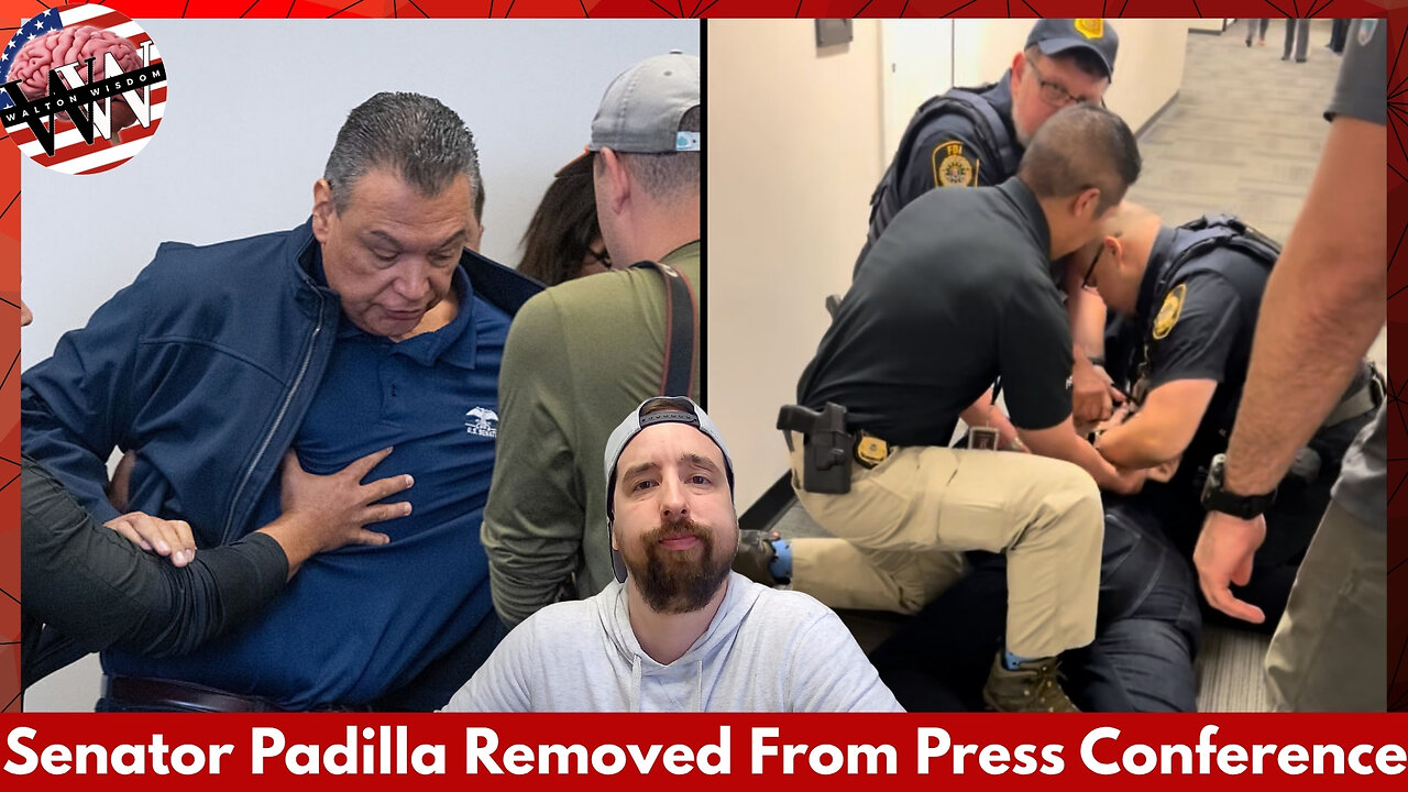 Senator Alex Padilla Removed From Kristi Noem Press Conference