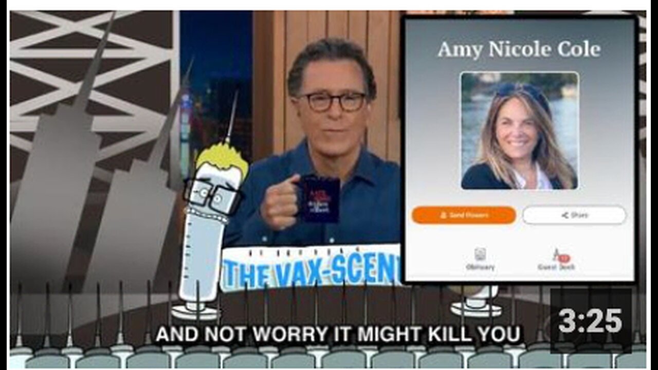 "Unexpected Tragedy: Stephen Colbert Fatally Injabs Staff Member Amy Cole!"