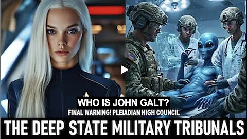 Pleiadian Urgent Warning: Deep State Military Tribunals. "The End Of Dark Elite. WHO IS John Galt?