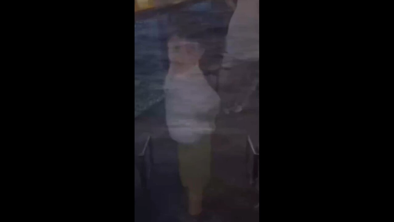 Kid at party inhales his own fart