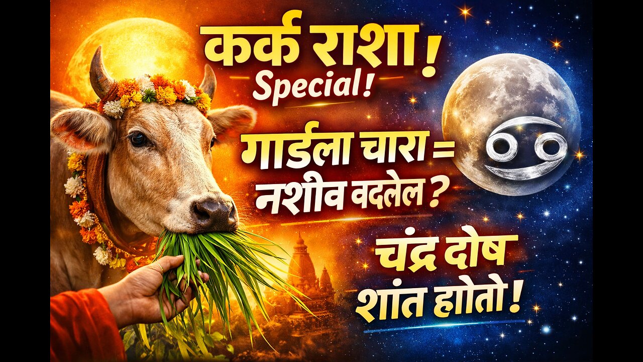 मकर संक्रांतीला गाईला चारा का द्यावा | कर्क राशी Special उपाय | Astrology Marathi